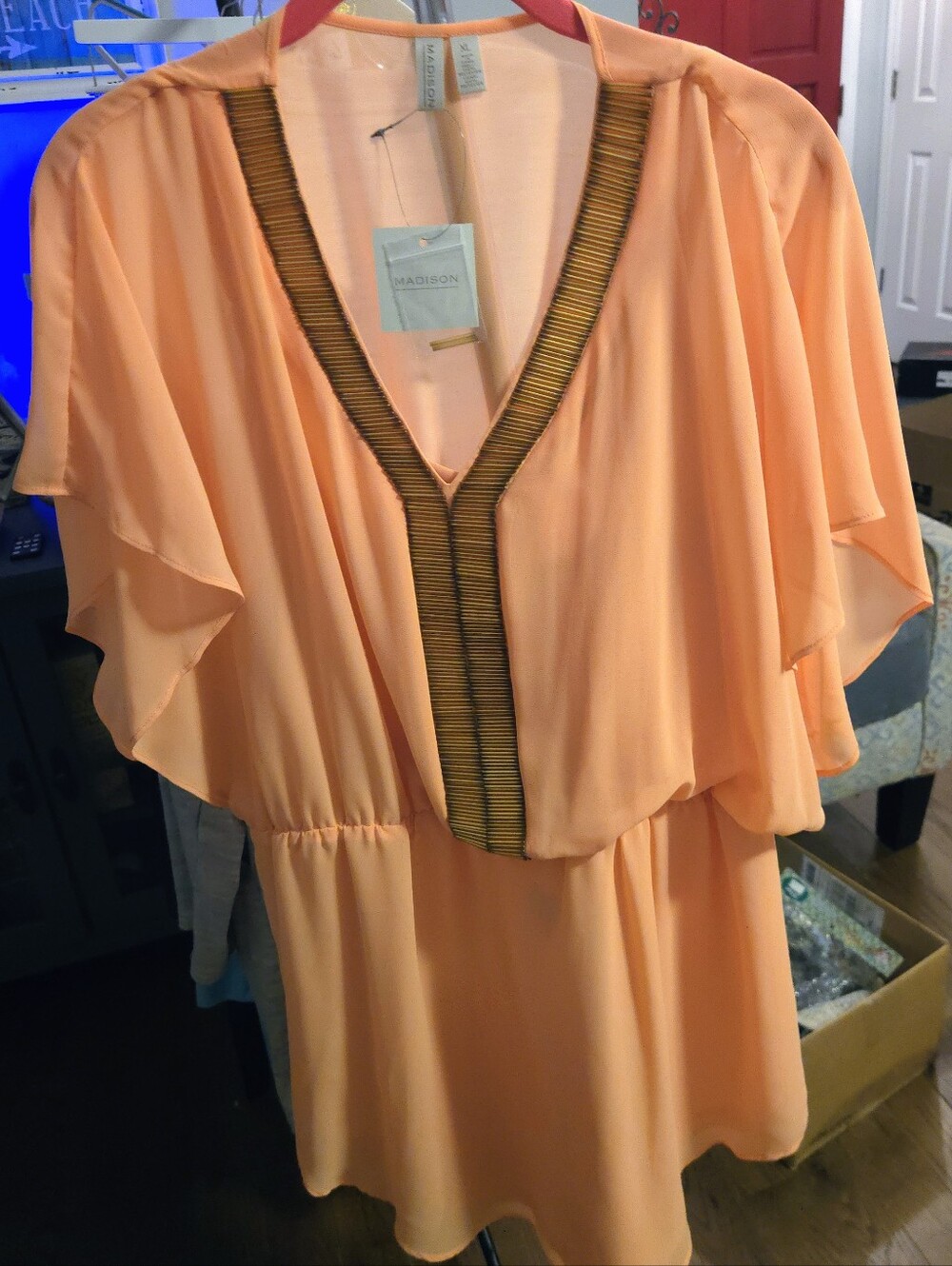 NWT Madison 'Two To Tango' flowy tunic/mini dress